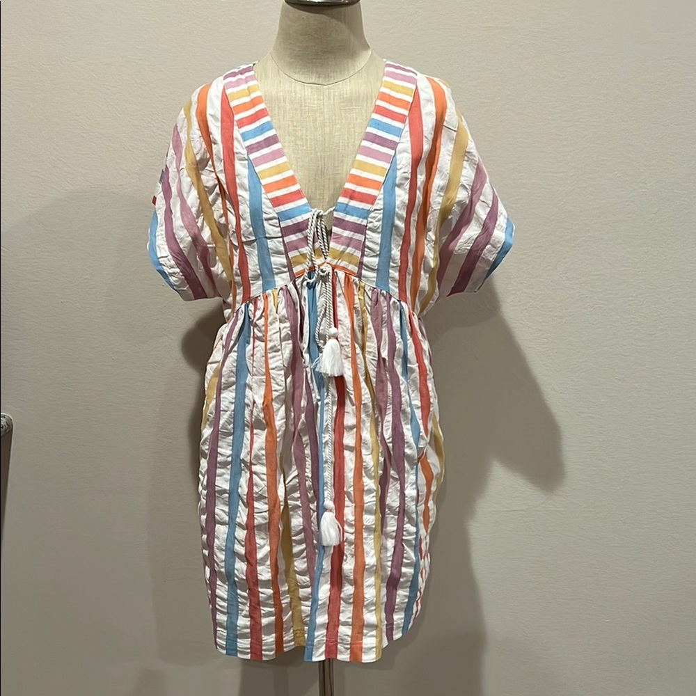 Roller Rabbit Rainbow Stripe Nattie Caftan